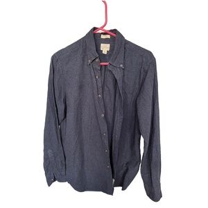 J. Crew Slim Fit Button-Down Shirt | Brushed Twill Cotton | Size S